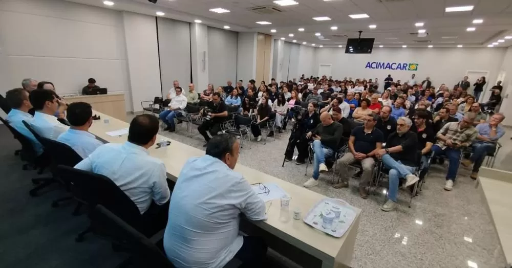 Evento na Acimacar reuniu deputados, secretários e lideranças locais para reafirmar investimentos em Marechal Cândido Rondon. (Foto: Assessoria)