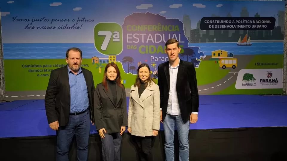 Delegação de Marechal Cândido Rondon participa da 7ª Conferência Estadual das Cidades, em Curitiba, que reúne mais de mil representantes de todo o Paraná. (Foto: Divulgação)