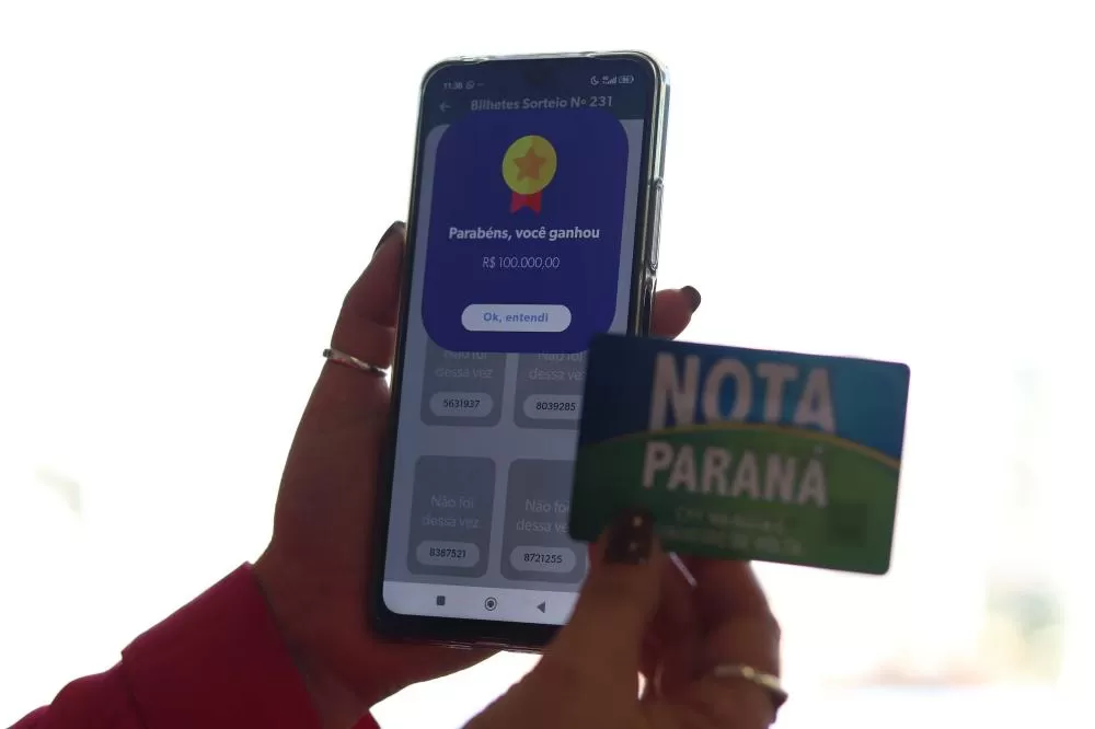 Sorteio do Nota Paraná distribuiu prêmios milionários em setembro, com aniversariantes entre os principais ganhadores. (Foto: Gaby Smek/SEFA)