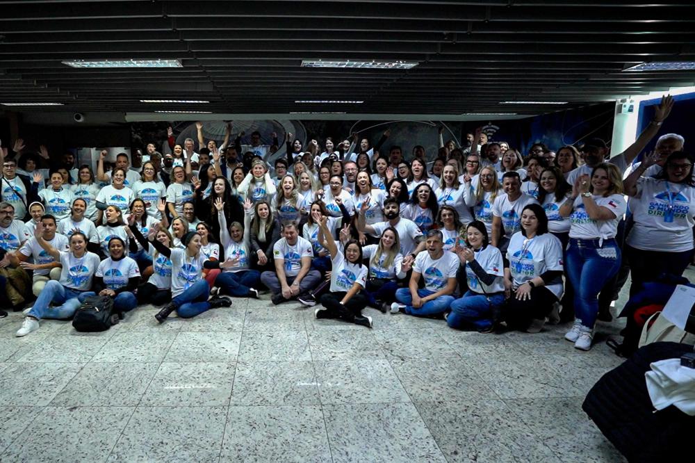 Diretores de escolas da rede estadual de ensino embarcam para intercâmbio no Chile. Foto: Arnaldo Neto/AEN