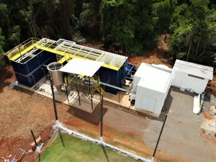 ETA Guarani, em Marechal Cândido Rondon, registra maior volume mensal de água tratada desde sua inauguração. (Foto: Divulgação)