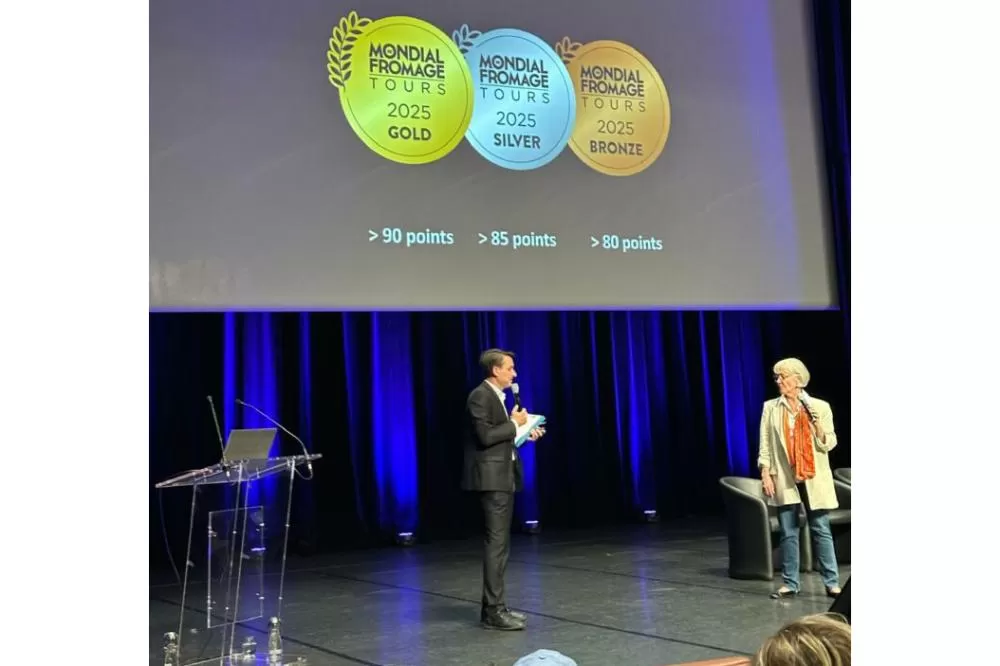 Concurso Mundial de Queijos, em Tours, França, com Biopark (Toledo) e Granja Santo Expedito (Palotina) entre os premiados. (Foto: Divulgação/FAEP)