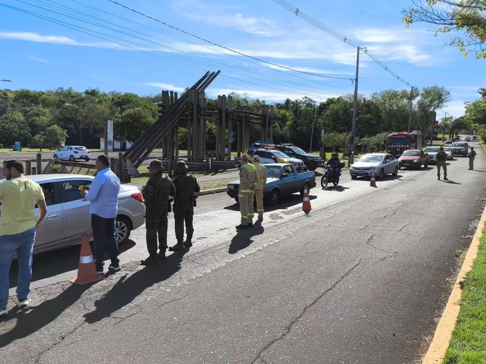 Blitzes educativas orientam motoristas em Marechal Cândido Rondon durante a Semana Nacional do Trânsito. (Foto: Divulgação)