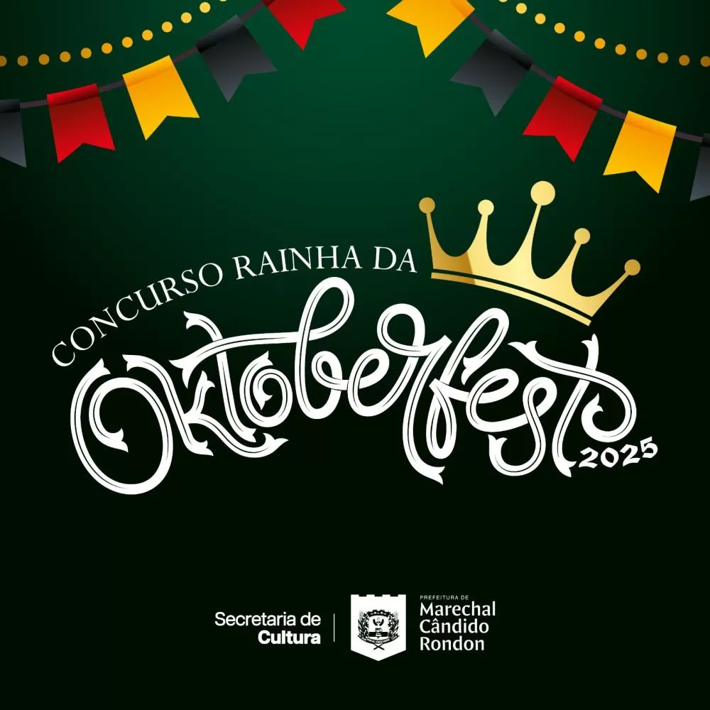 Concurso da Rainha da Oktoberfest 2025 abre oficialmente a festa neste sábado em Marechal Cândido Rondon. (Imagens: Divulgação)