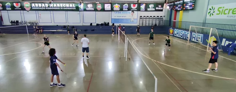 Copa Oeste de Badminton reunirá mais de 290 atletas em três dias de competição no Colégio Cristo Rei, em Marechal Rondon. (Foto: João Livi)
