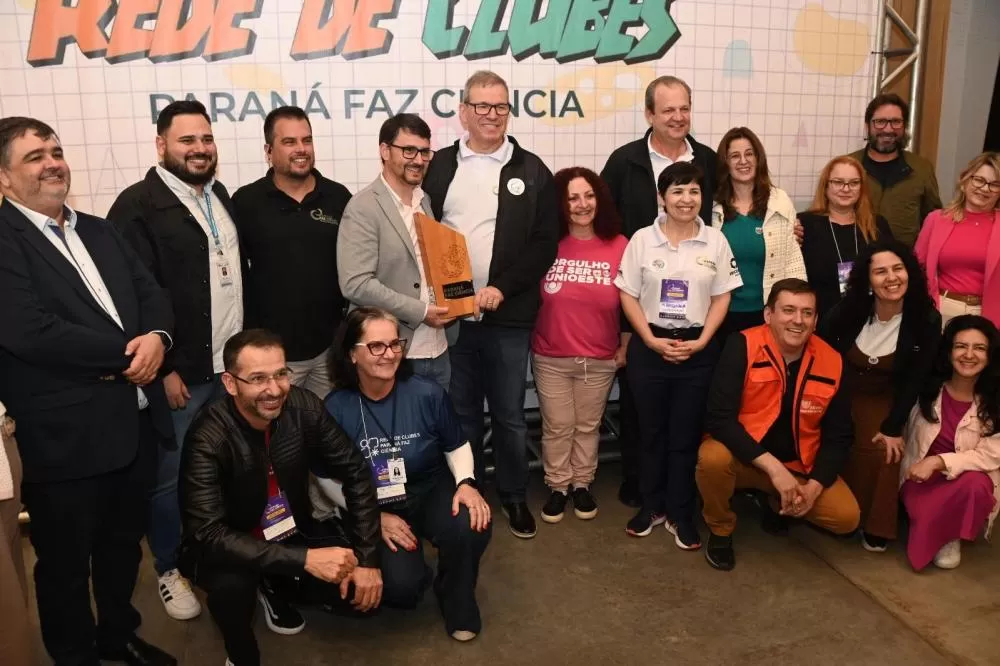 Unioeste recebe oficialmente a missão de organizar o Paraná Faz Ciência 2026, durante a edição em Guarapuava. (Foto: Unioeste)