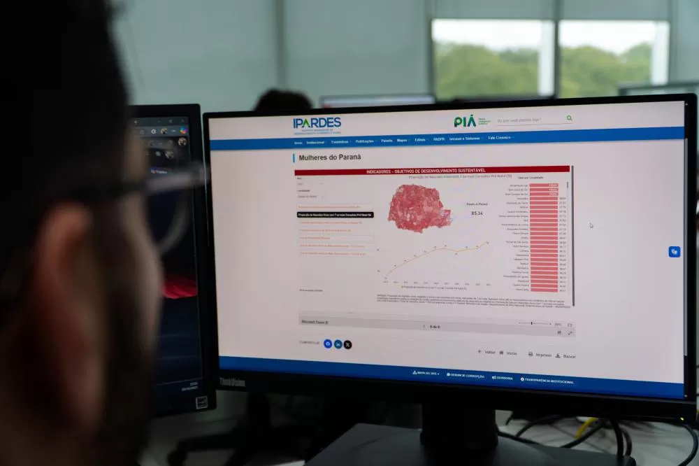 Painel Mulheres do Paraná mostra avanço da renda e participação feminina em diferentes setores da sociedade. (Foto: Felipe Henschel/AEN)