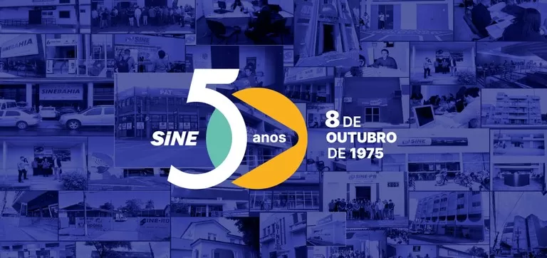 Sine completa 50 anos conectando brasileiros ao emprego e promovendo inclusão social em todo o país. (Imagem: Divulgação)