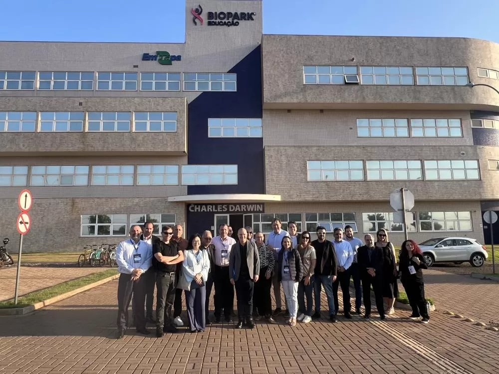 Biopark recebeu representantes de 17 estados durante visita do Consecti e reforçou o papel do Paraná como polo nacional de inovação. (Foto? Divulga;áoBiopark)