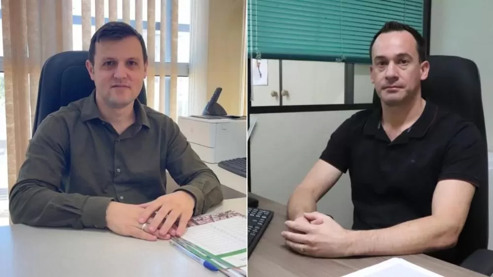 Os servidores Leandro Dalamaria e Alex Luis Kuhn assumem interinamente as Secretarias de Agricultura e Saúde de Marechal Cândido Rondon, mantendo a estabilidade administrativa e a continuidade dos serviços à população.
