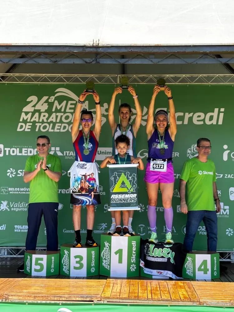 Francieli Bonissoni Lara foi campeã geral na prova de 6 km. (Fotos: Divulgação)