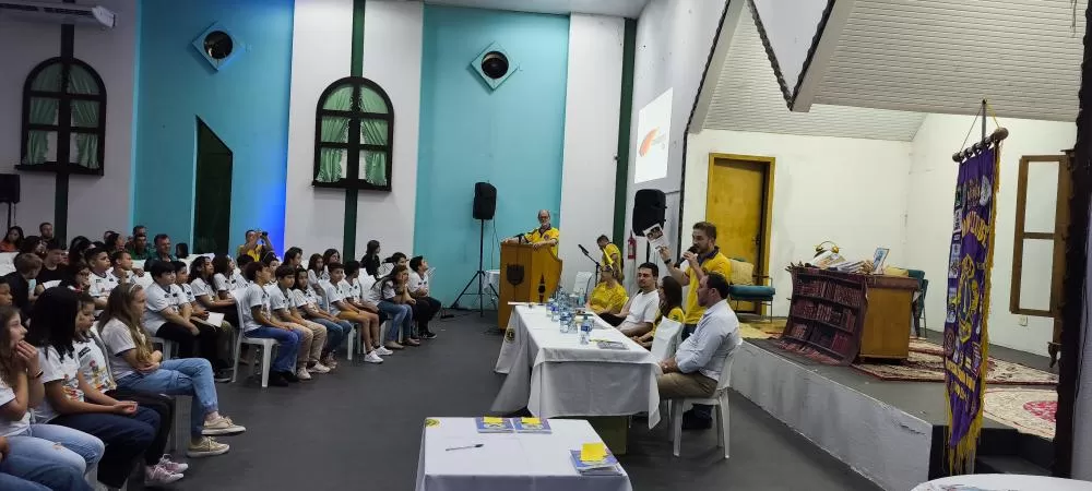 Projeto “Clube da Leitura” do Lions Club lança 5ª edição com alunos da Escola Osvino Weirich