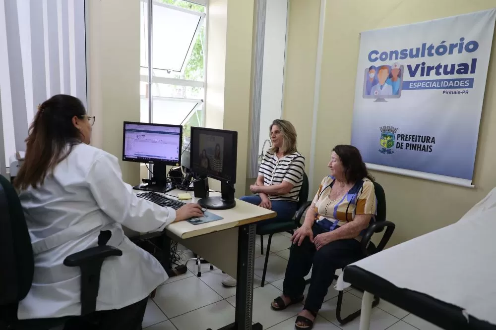Telessaúde leva diagnósticos rápidos e especializados a todas as regiões do Paraná, com mais de 210 mil exames realizados desde 2021. (Foto: Divulgação/Prefeitura de Pinhais