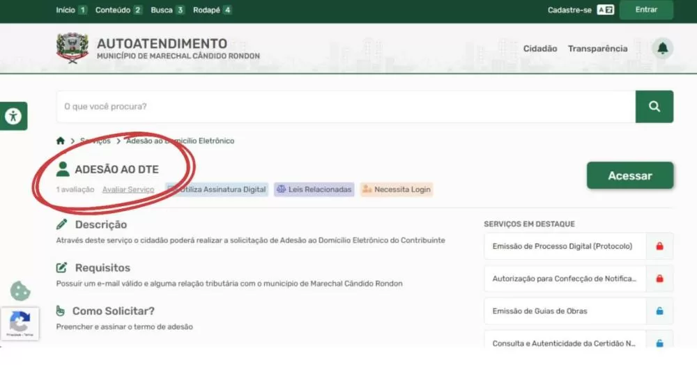 Contribuintes têm até 31 de dezembro de 2025 para aderir ao novo Domicílio Tributário Eletrônico. (Imagem: Divulgação)