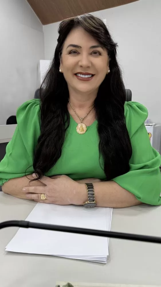 Vereadora Tania Maion durante apresentação do requerimento sobre incentivo aos biodigestores nas propriedades rurais. (Foto: Cristiano Viteck).