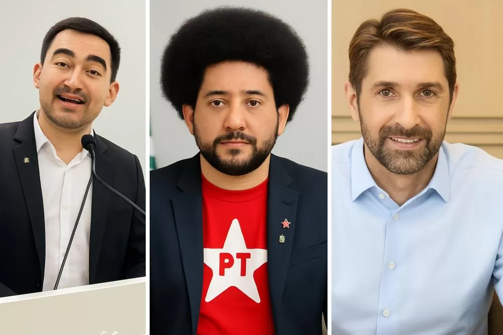 Juca, Fernando Nègre e Márcio Rauber já demonstraram interesse em colocarem seus nomes como pré-candidatos a deputado estadual, tendo como base eleitoral o município de Marechal Cândido Rondon. (Fotos: Divulgação)