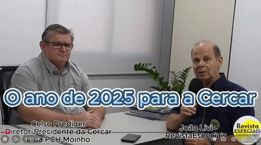 Celso Prediger destaca avanço financeiro, expansão de projetos e fortalecimento da presença regional da Cooperativa Cercar e da PCH Moinho.