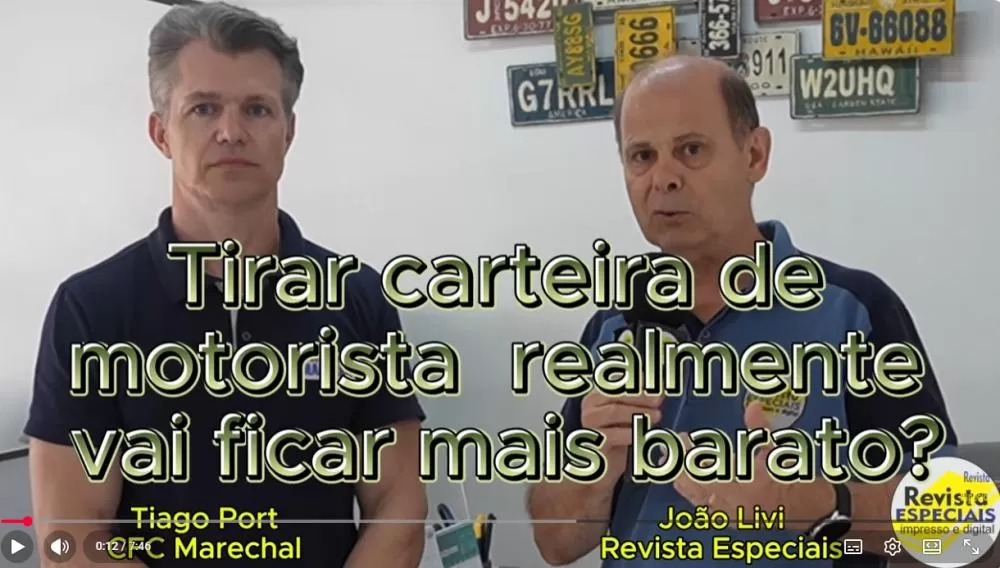 Tiago Port, do CFC Marechal, analisa impactos da resolução 1020/2025 e alerta para riscos à formação de novos motoristas.