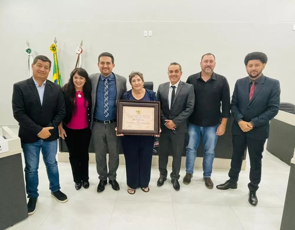 Professora Venilda Saatkamp recebe título de Cidadã Honorária de Marechal Rondon