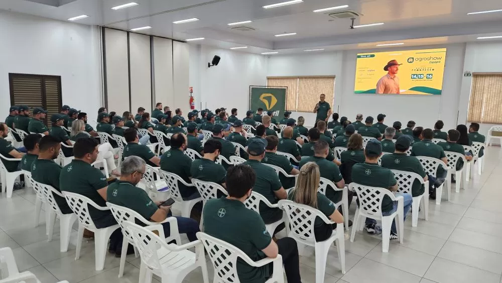 Lançamento interno mobiliza equipes da Copagril e marca o início da preparação para o Agroshow 2026. (Foto: Divulgação)