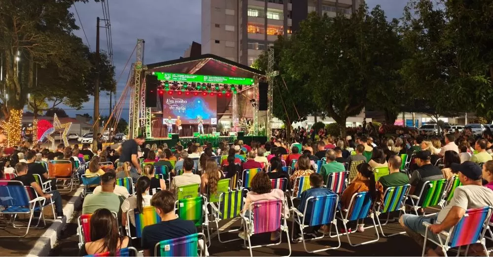 Programação desta quarta reúne teatro, circo, música e visita ao Papai Noel no “Natal Luz e Encanto”. (Foto: Divulgação)