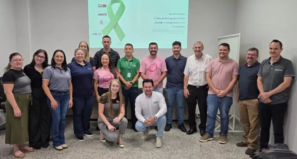 Reunião na Acimacar discutiu a proposta de criação da Campanha Abril Verde, voltada à prevenção de acidentes de trabalho em Marechal Cândido Rondon. (Foto: DIvulgação)