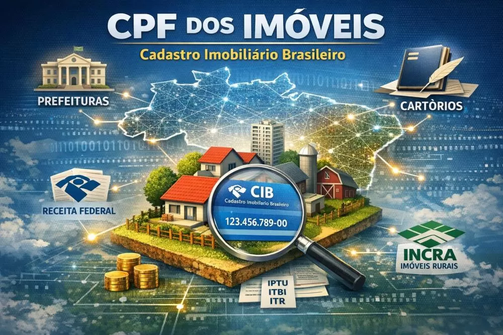 Cadastro Imobiliário Brasileiro cria identificação única para imóveis e integra informações fiscais e registrais em todo o país.
