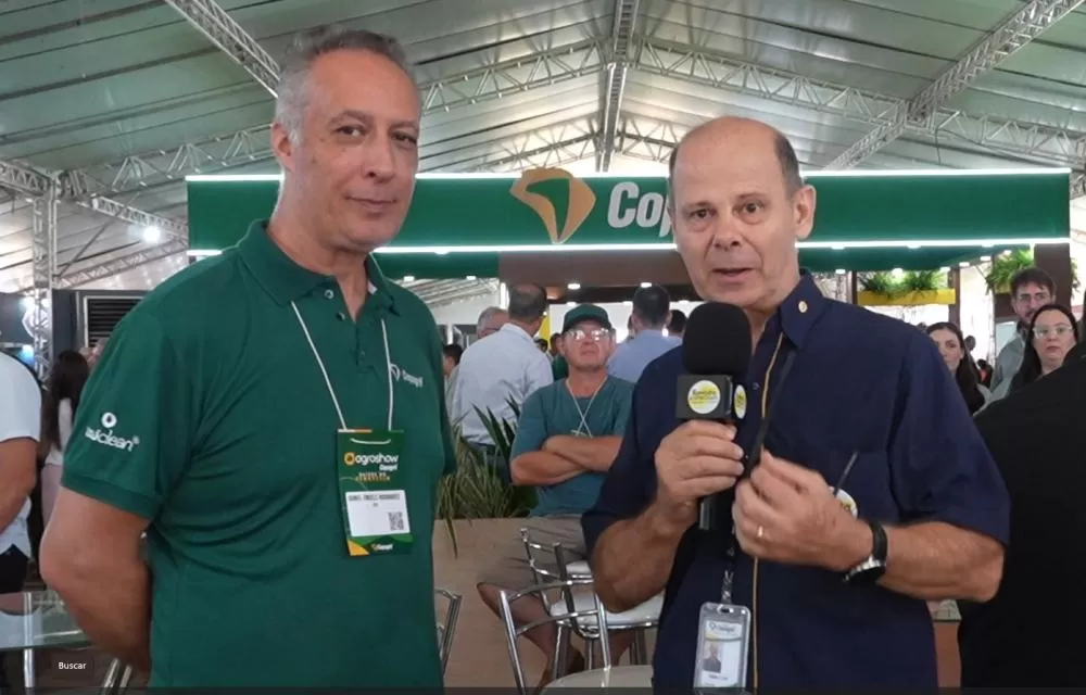Daniel Engels, CEO da Copagril, durante entrevista na abertura oficial da Agroshow Copagril 2026. 