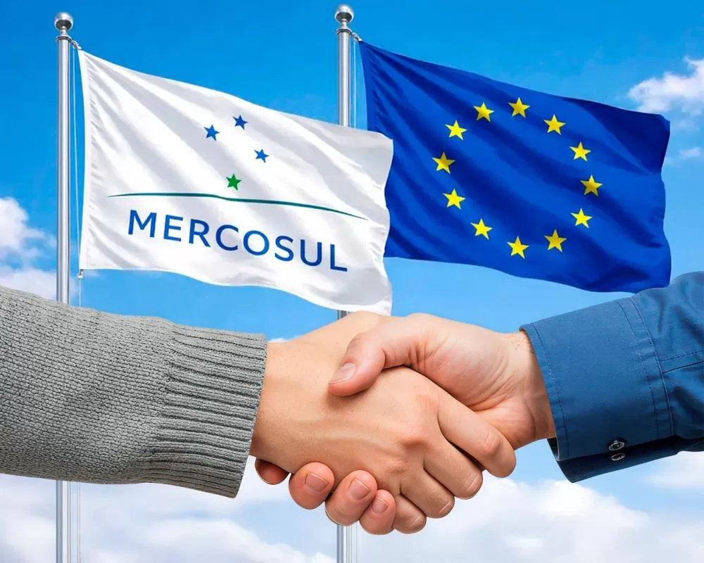 Acordo entre Mercosul e União Europeia amplia acesso do Paraná a um mercado de 450 milhões de consumidores e fortalece exportações, indústria e energia sustentável. (Foto: Divulgação)