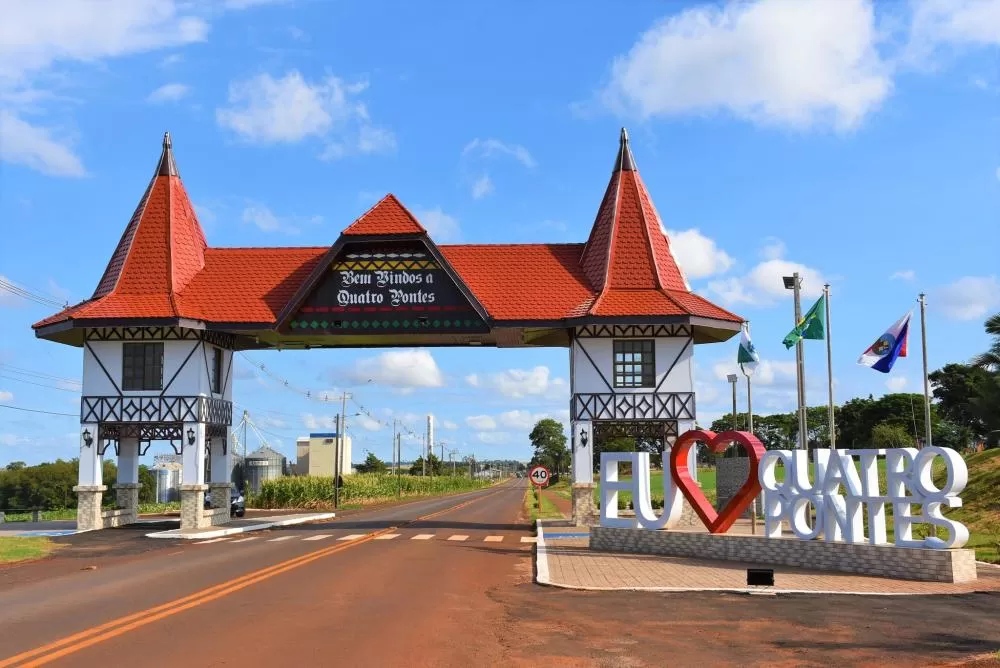 Quatro Pontes se destaca entre os municípios do oeste do Paraná com um dos maiores índices de pagamento do IPVA 2026 no Estado. (Foto: Divulgação)