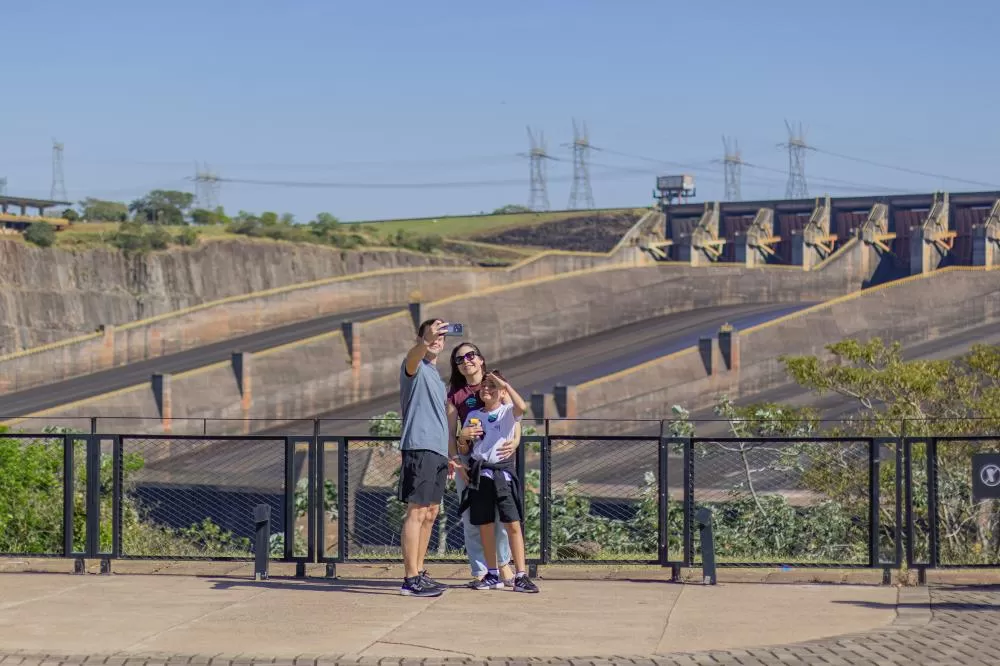 Complexo Turístico Itaipu registra crescimento expressivo no número de visitantes em janeiro de 2026. (Foto: Divulgação/Itaipu)