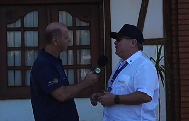 Governador do Distrito 4640 do Rotary International cumpre agenda oficial com a família rotária de Marechal Cândido Rondon.