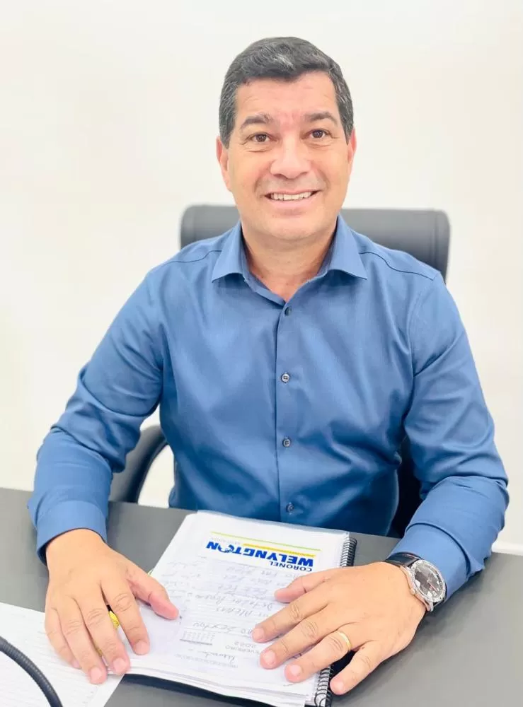 Vereadores Coronel Welyngton (foto) e Carlinhos defendem cessão de ônibus para ampliar participação em projetos esportivos e educacionais. (Foto: Cristiano Viteck)