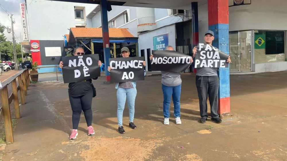 Secretaria de Saúde realiza blitz educativa da campanha “Carnaval Sem Dengue” em pontos estratégicos do município. (Foto: Divulgação)