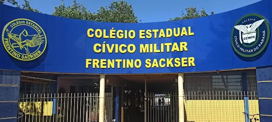 Colégio Cívico-Militar Frentino Sachser, em Marechal Cândido Rondon. (Foto: Divulgação)