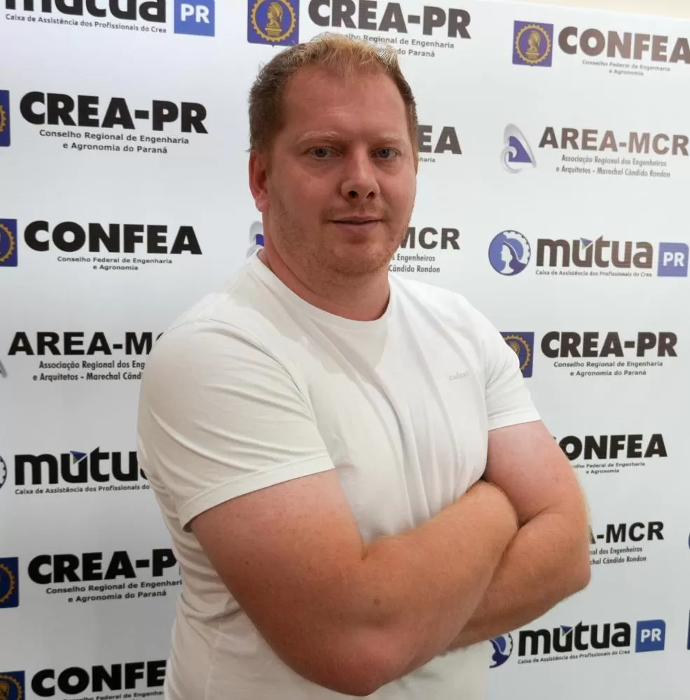 Michael Lange destaca que engenharia e arquitetura locais são pilares do desenvolvimento seguro, sustentável e conectado de Marechal Cândido Rondon. (Foto: João Livi)