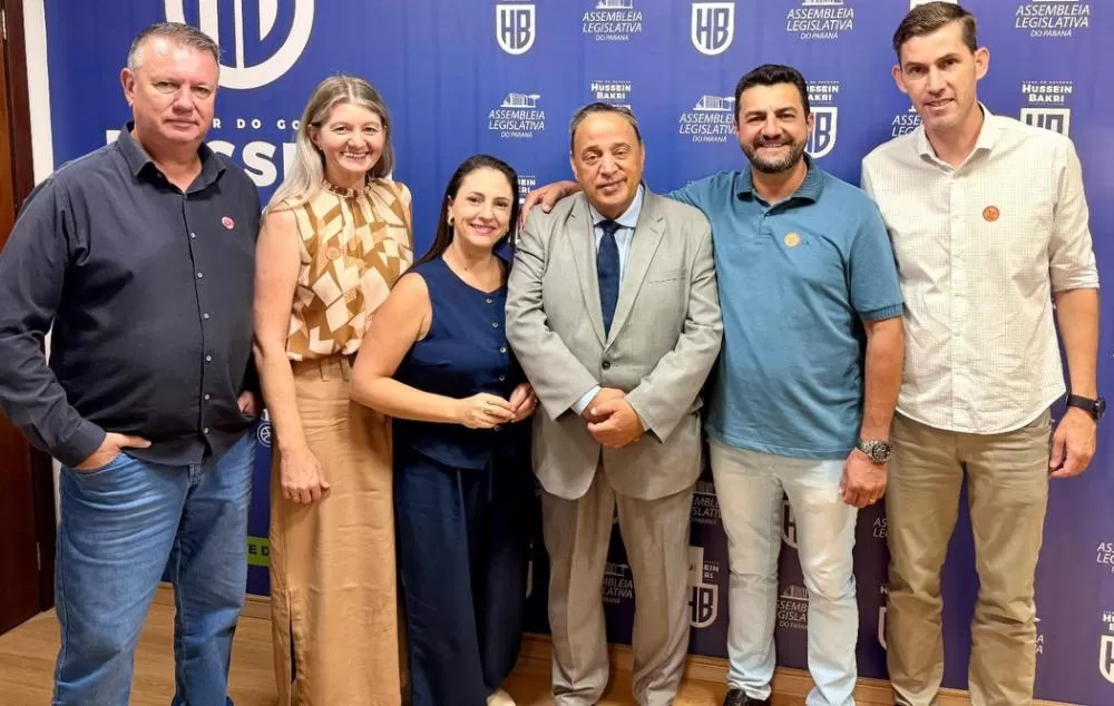 Comitiva rondonense cumpre agenda no gabinete do deputado Hussein Bakri, em Curitiba. (Foto: Divulgação)