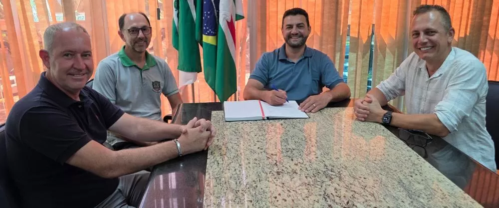 Gilmar Dattein,Valmir Monteiro, Adriano Backes e Vanderlei Sauer. (Foto: Divulgação)