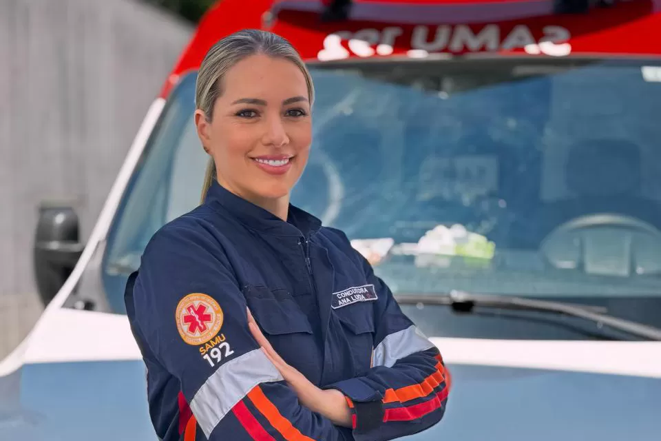 Anna Lúcia, condutora-socorrista do Serviço de Atendimento Móvel de Urgência. (Foto: Divulgação)