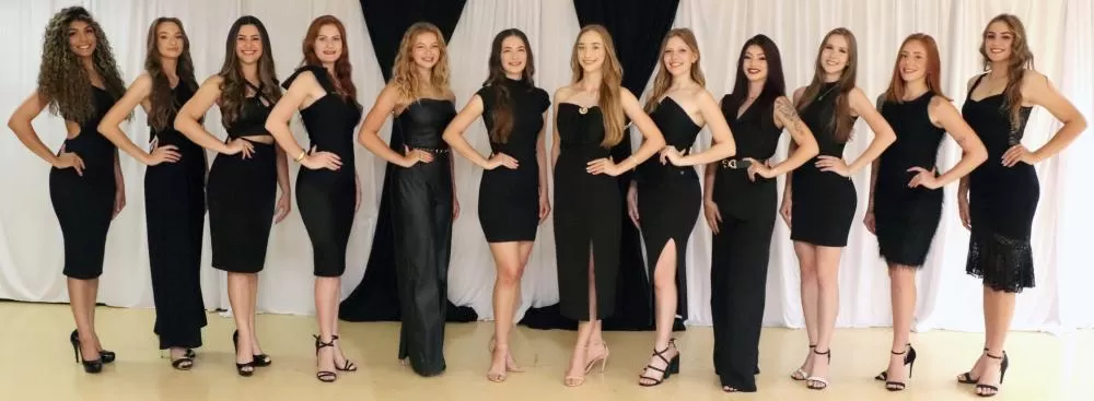 As 12 candidatas selecionadas já iniciaram os preparativos para o Miss Rondon 2026. (Foto: Divulgação)