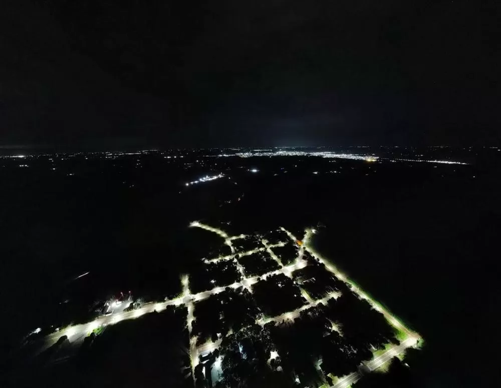 Programa de modernização da iluminação pública avança em bairros da sede e distritos de Marechal Rondon. (Foto: Divulgação)