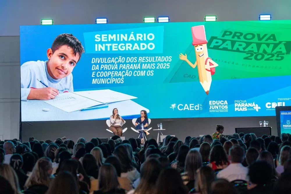 Resultados da Prova Paraná Mais 2025 indicam avanço da educação em todo o Estado. (Foto: Lucas Fermin/Seed-PR)