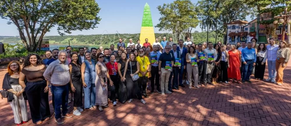 Lançamento do Plano Brasis no Marco das Três Fronteiras, em Foz do Iguaçu. (Foto: João Pavão)