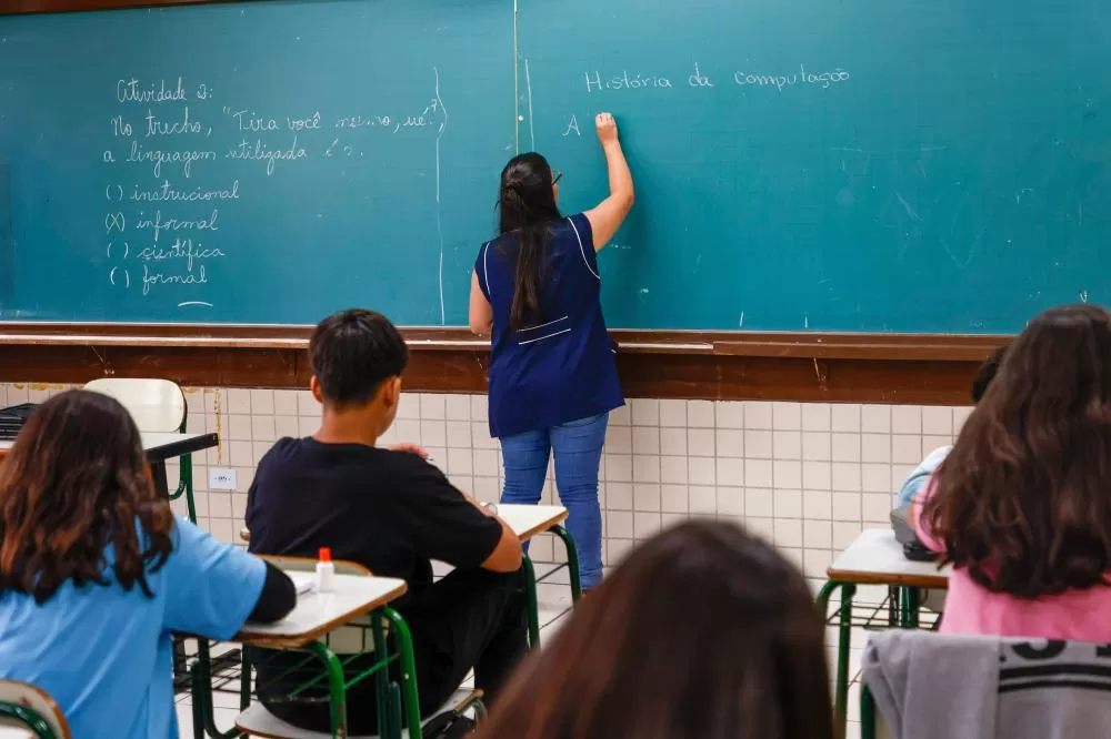 Pesquisa ouviu mais de 45 mil profissionais da educação e aponta avanços na rede estadual do Paraná (Foto: Foto: Gabriel Rosa/Arquivo AEN)