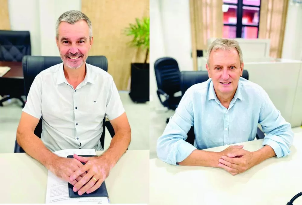 Sargento Spohr e Carlinhos reforçam pedido pela construção de capela mortuária no distrito de Margarida. (Foto: Cristiano Viteck)