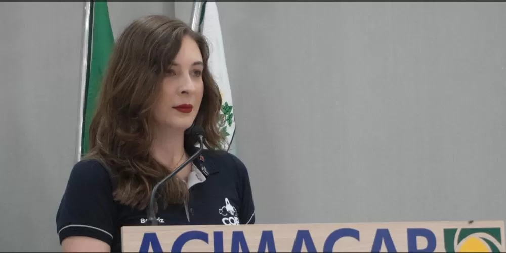 Beatriz Christine Strensk assume como presidente do COJEM,  com proposta de fortalecer o associativismo jovem em Marechal Rondon (Foto: João Livi)