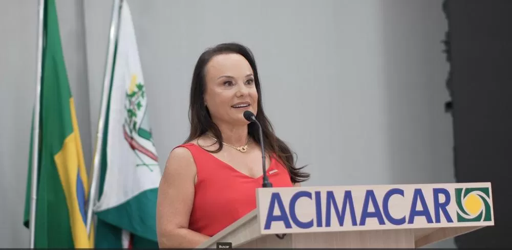 Geovana Krause assume segundo mandato à frente da Acimacar reforçando continuidade e fortalecimento institucional (Foto: João Livi)