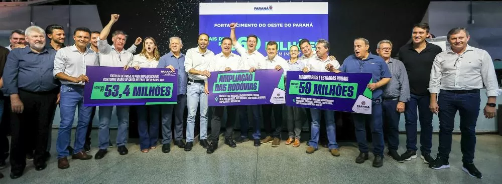 Ausência de lideranças do cooperativismo regional marcou evento que anunciou melhorias nas PR-495 e PR-497. (Foto: Geraldo Bubniak/AEN)