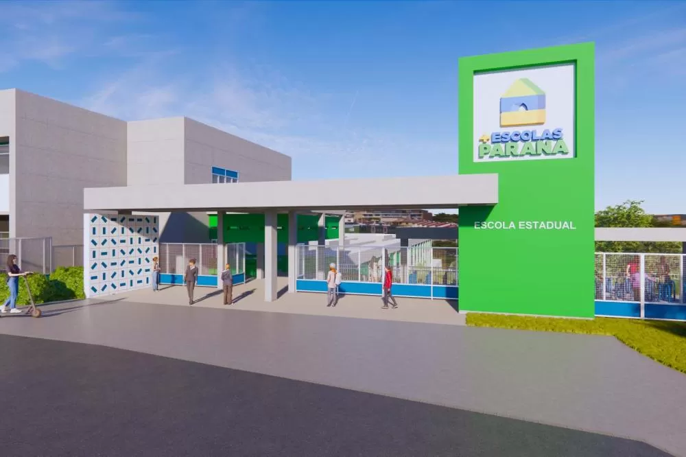 Marechal Cândido Rondon terá nova escola moderna com investimento superior a R$ 26 milhões. (Imagem: SEED)