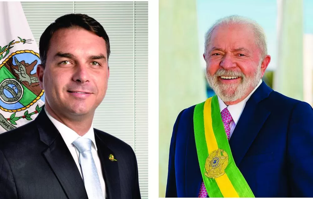 Pesquisa aponta empate técnico entre Lula e Flávio Bolsonaro em cenário de segundo turno (Foto: Divulgação)